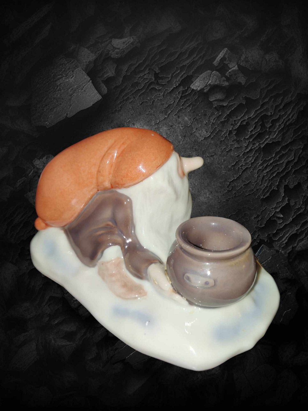 Royal Copenhagen Figurine of Santa Claus. Designed by Harald Wiberg. No 374. Measures 13.5 cm