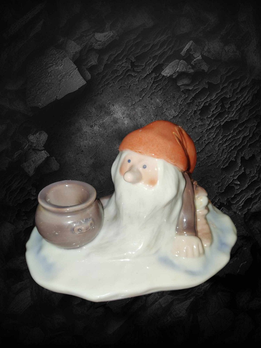 Royal Copenhagen Figurine of Santa Claus. Designed by Harald Wiberg. No 374. Measures 13.5 cm