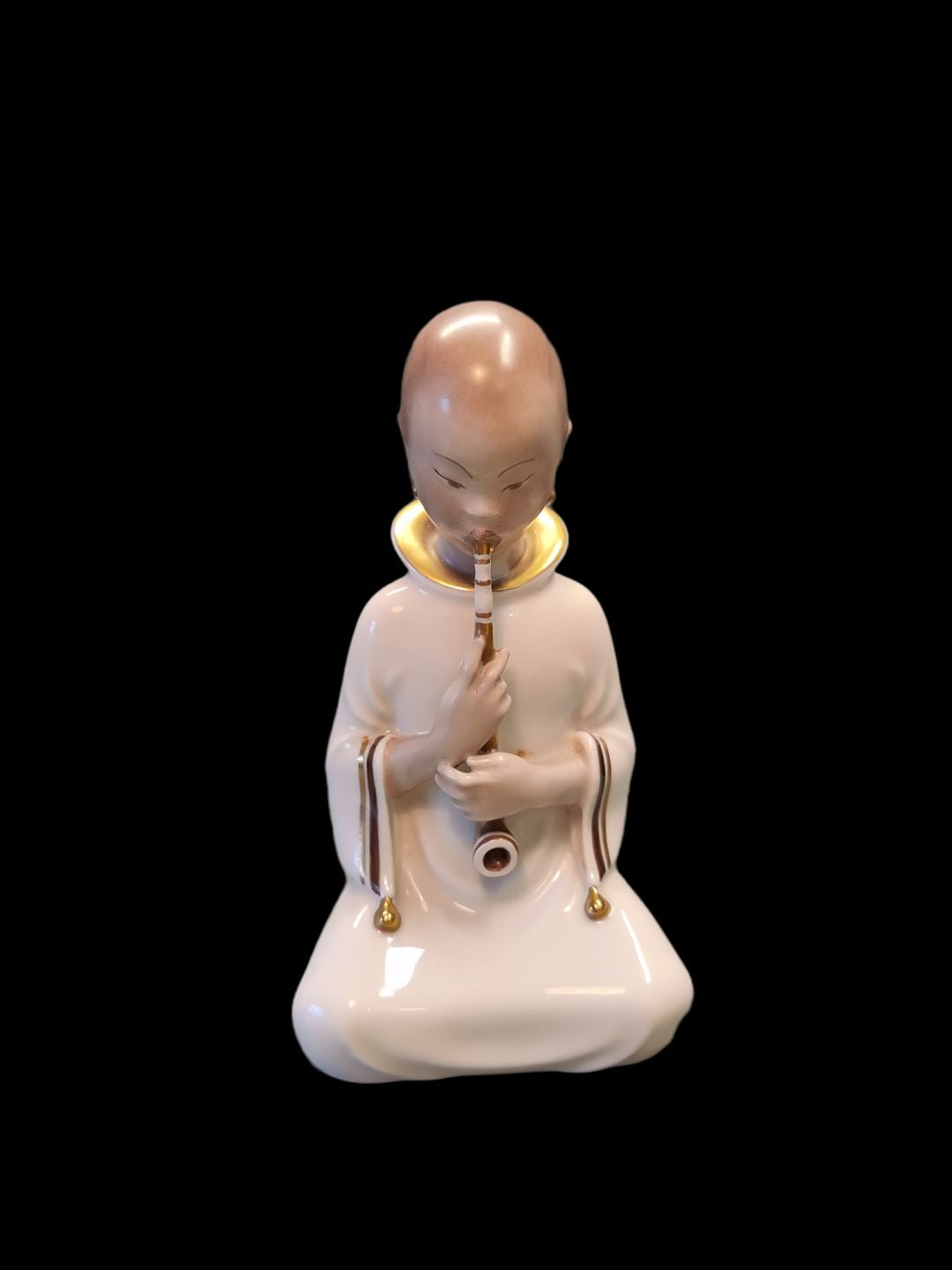 Royal Copenhagen no. 2342 Opium Smoking Girl. Overglazed Arno Malinowski